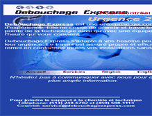 Tablet Screenshot of debouchageexpress.com